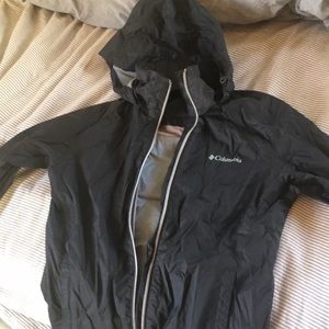 Black Colombia jacket/windbreaker
